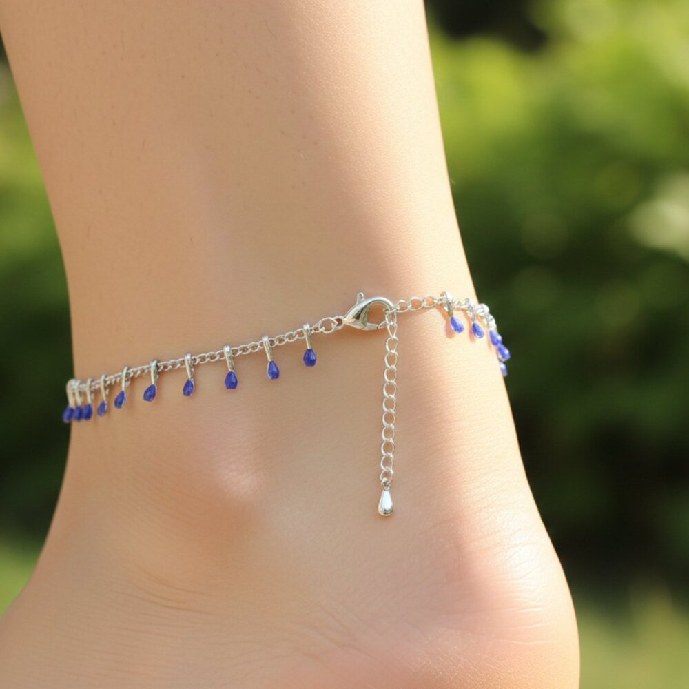 "Elegant Handmade Anklet – Delicate Jewelry for Women, MAR091298
